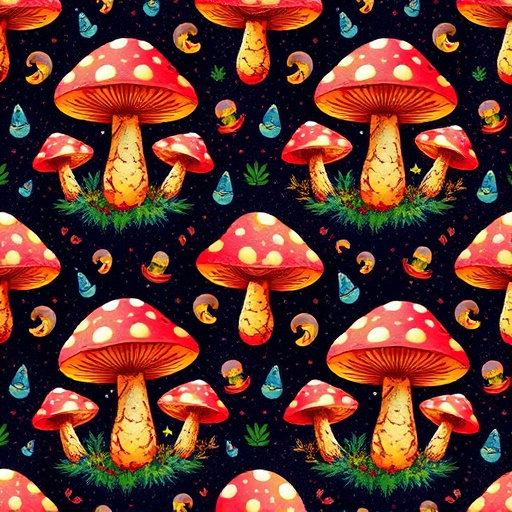 Artistic Magic Mushroom Gummies Patterns