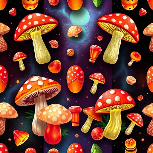 Artistic Magic Mushroom Gummies Patterns