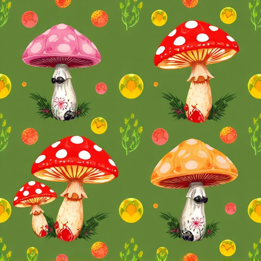 Artistic Magic Mushroom Gummies Patterns