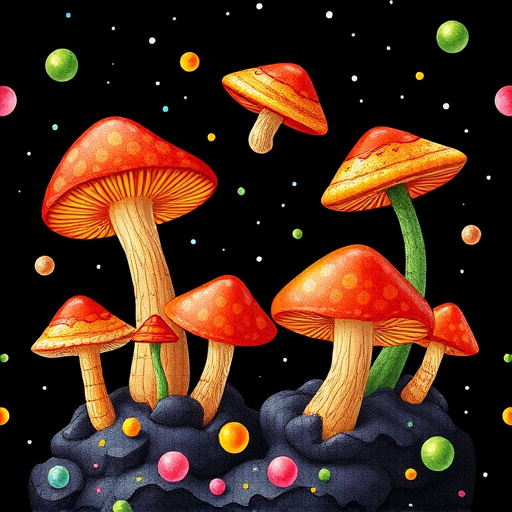 Artistic Magic Mushroom Gummies Patterns