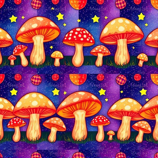 Artistic Magic Mushroom Gummies Patterns