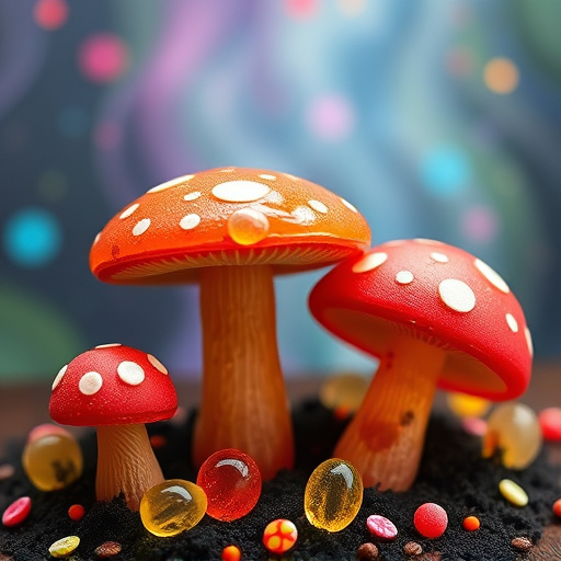 Artistic Magic Mushroom Gummies Patterns