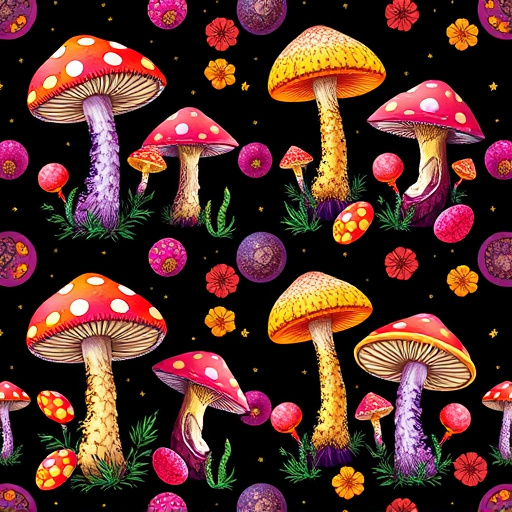 Artistic Magic Mushroom Gummies Patterns