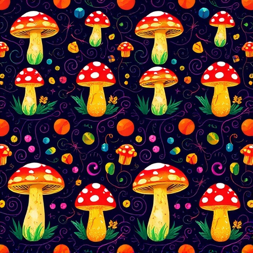 Artistic Magic Mushroom Gummies Patterns