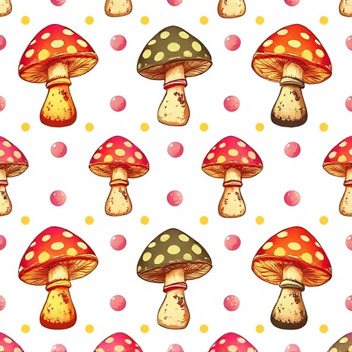 Artistic Magic Mushroom Gummies Patterns