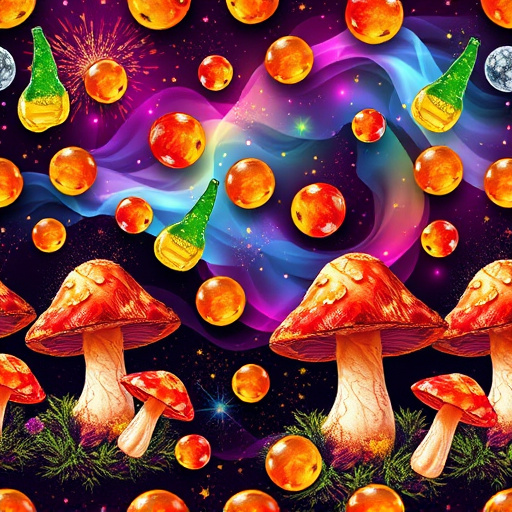 Artistic Magic Mushroom Gummies Patterns