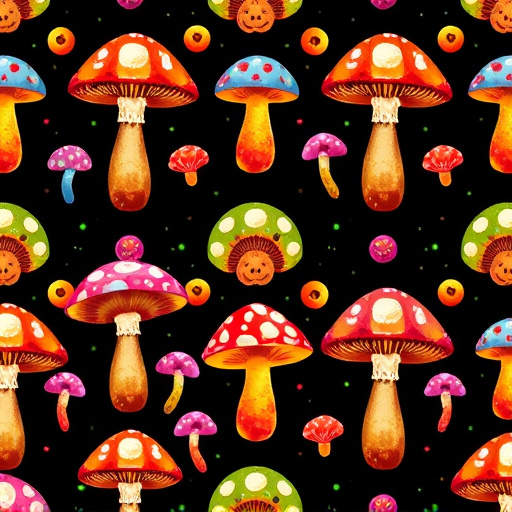 Artistic Magic Mushroom Gummies Patterns