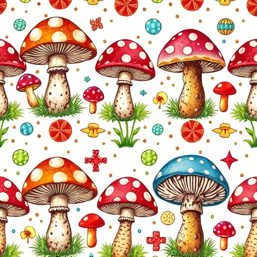 Artistic Magic Mushroom Gummies Patterns