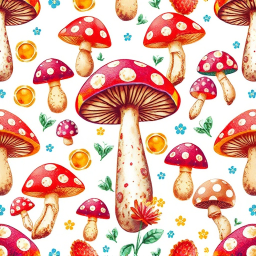 Artistic Magic Mushroom Gummies Patterns