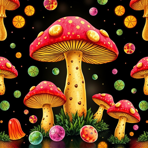 Artistic Magic Mushroom Gummies Patterns