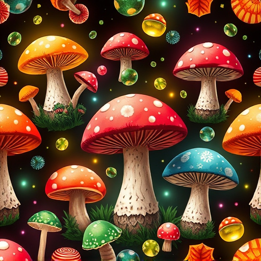 Artistic Magic Mushroom Gummies Patterns