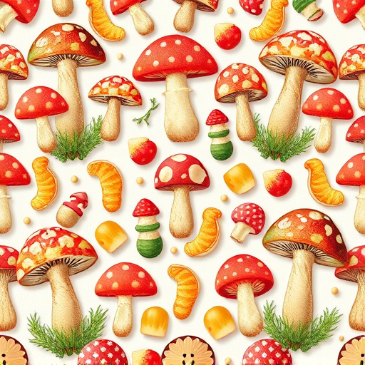 Artistic Magic Mushroom Gummies Patterns