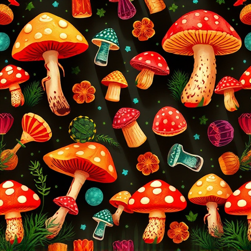 Artistic Magic Mushroom Gummies Patterns