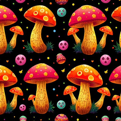 Artistic Magic Mushroom Gummies Patterns