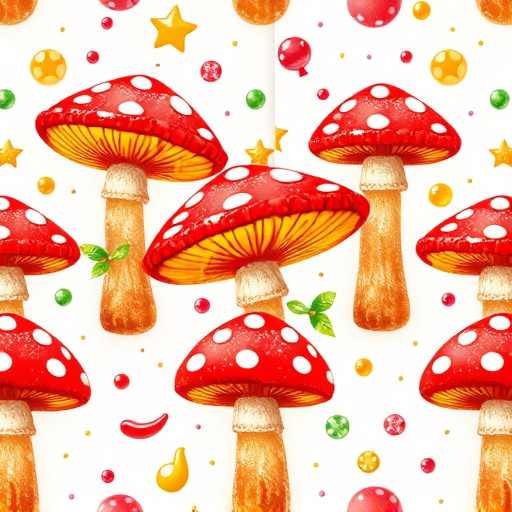 Artistic Magic Mushroom Gummies Patterns