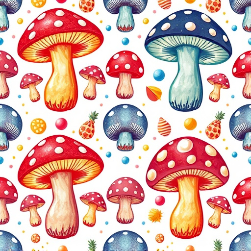 Artistic Magic Mushroom Gummies Patterns