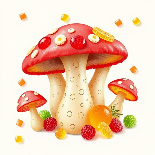 Artistic Magic Mushroom Gummies Patterns