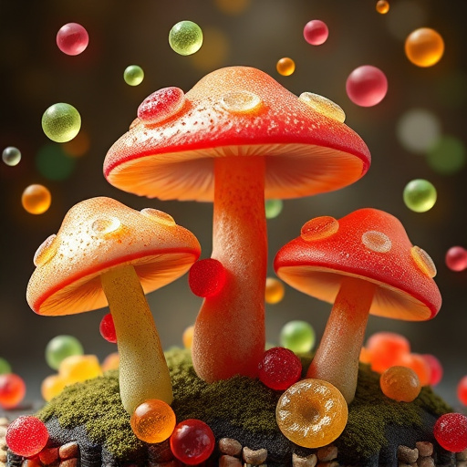 Artistic Magic Mushroom Gummies Patterns