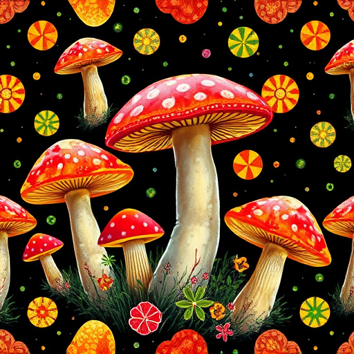 Artistic Magic Mushroom Gummies Patterns