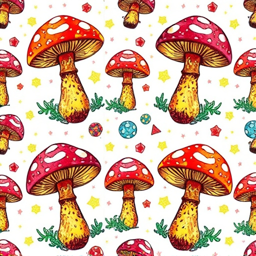 Artistic Magic Mushroom Gummies Patterns