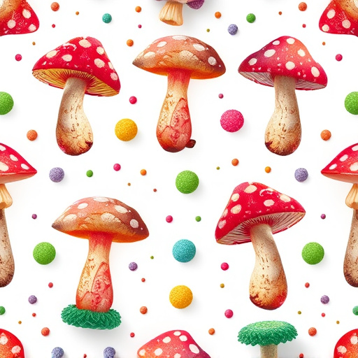 Artistic Magic Mushroom Gummies Patterns
