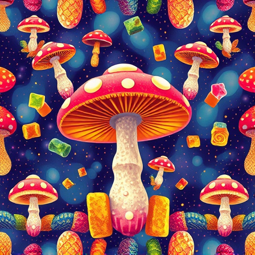 Artistic Magic Mushroom Gummies Patterns