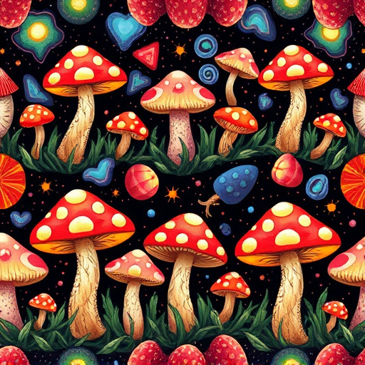 Artistic Magic Mushroom Gummies Patterns