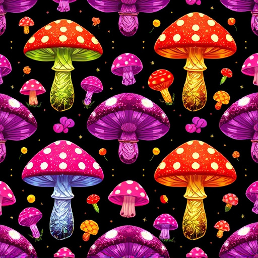 Artistic Magic Mushroom Gummies Patterns