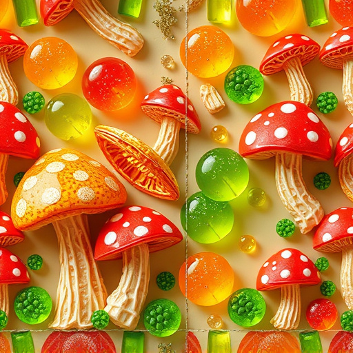Artistic Magic Mushroom Gummies Patterns