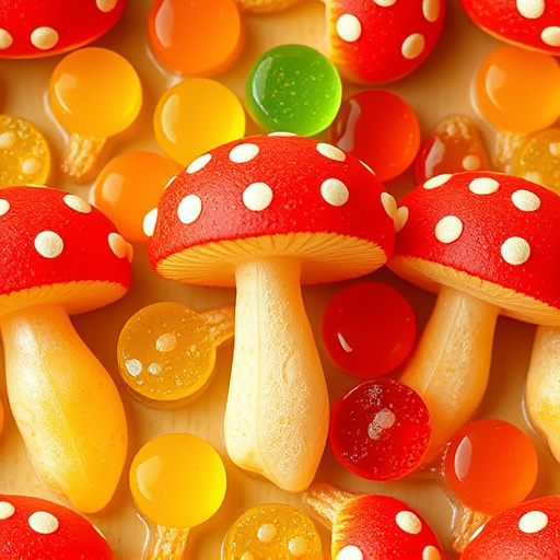 Artistic Magic Mushroom Gummies Patterns