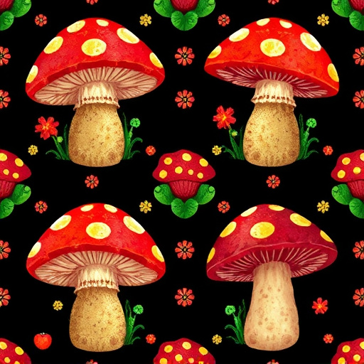 Artistic Magic Mushroom Gummies Patterns