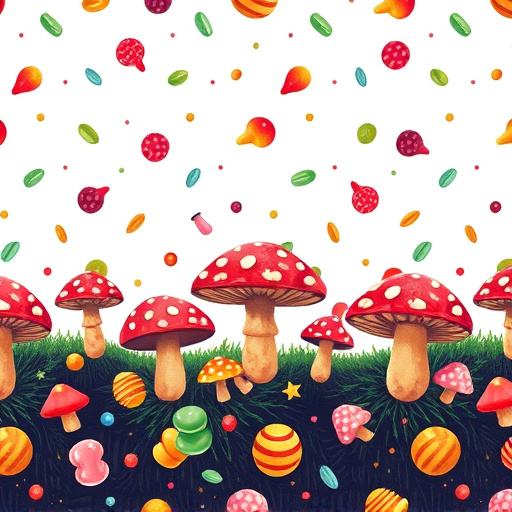 Artistic Magic Mushroom Gummies Patterns