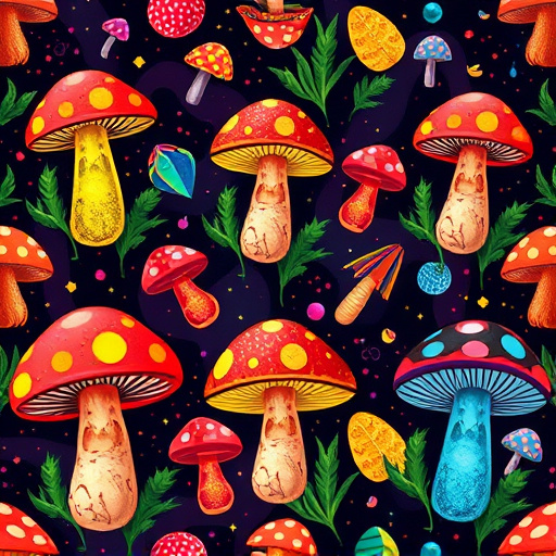 Artistic Magic Mushroom Gummies Patterns