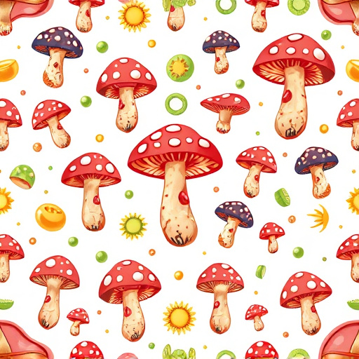 Artistic Magic Mushroom Gummies Patterns