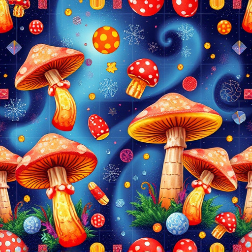 Artistic Magic Mushroom Gummies Patterns