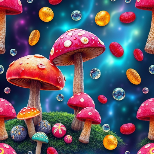 Artistic Magic Mushroom Gummies Patterns