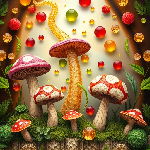 Artistic Magic Mushroom Gummies Patterns
