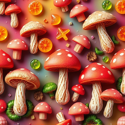 Artistic Magic Mushroom Gummies Patterns