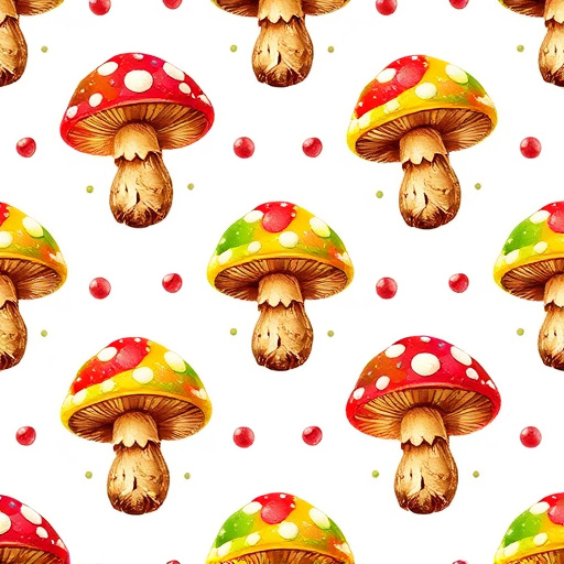 Artistic Magic Mushroom Gummies Patterns