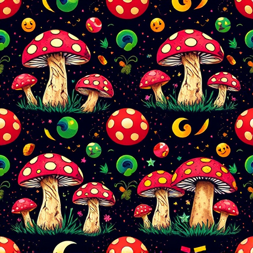 Artistic Magic Mushroom Gummies Patterns