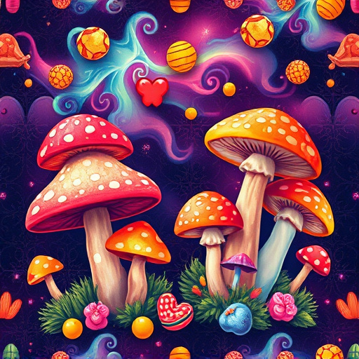 Artistic Magic Mushroom Gummies Patterns