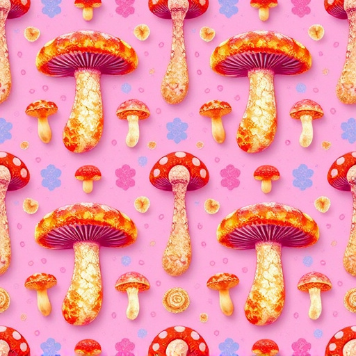 Artistic Magic Mushroom Gummies Patterns