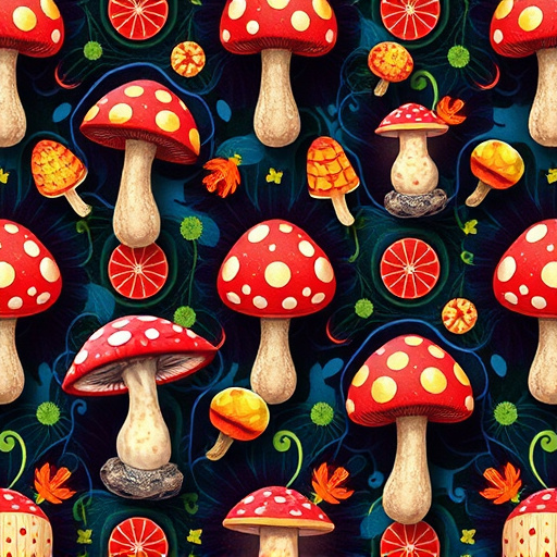 Artistic Magic Mushroom Gummies Patterns