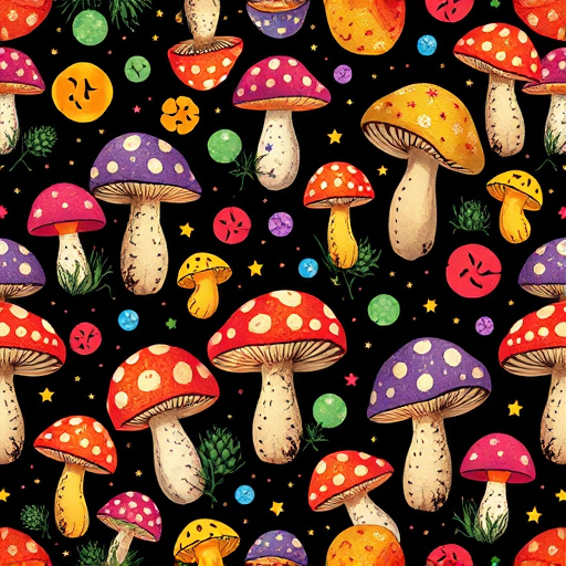 Artistic Magic Mushroom Gummies Patterns
