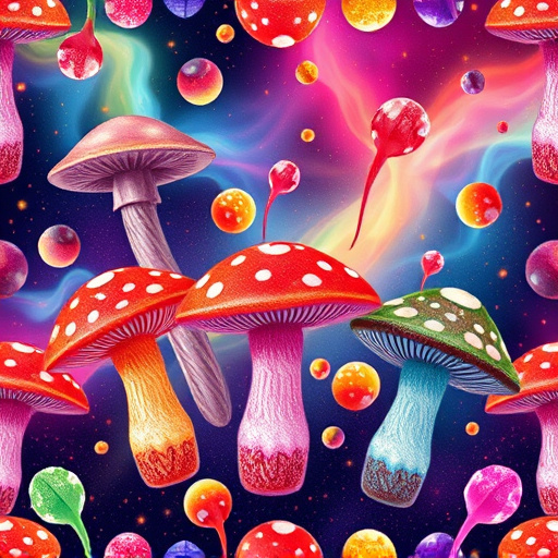 Artistic Magic Mushroom Gummies Patterns