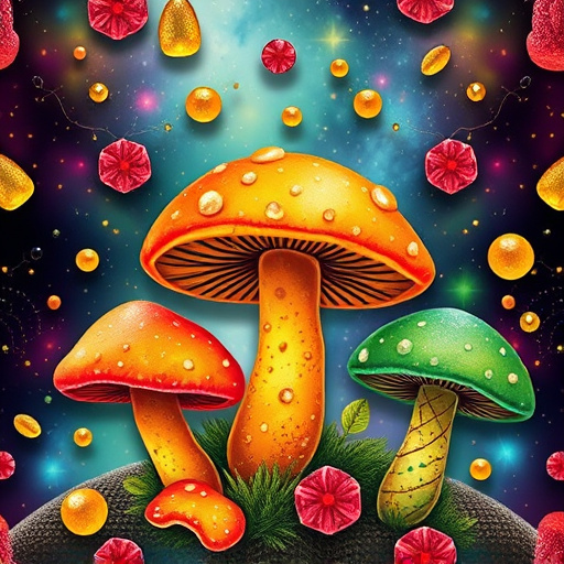 Artistic Magic Mushroom Gummies Patterns