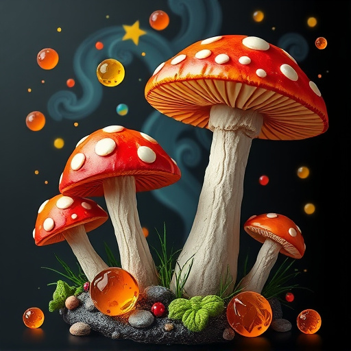 Artistic Magic Mushroom Gummies Patterns