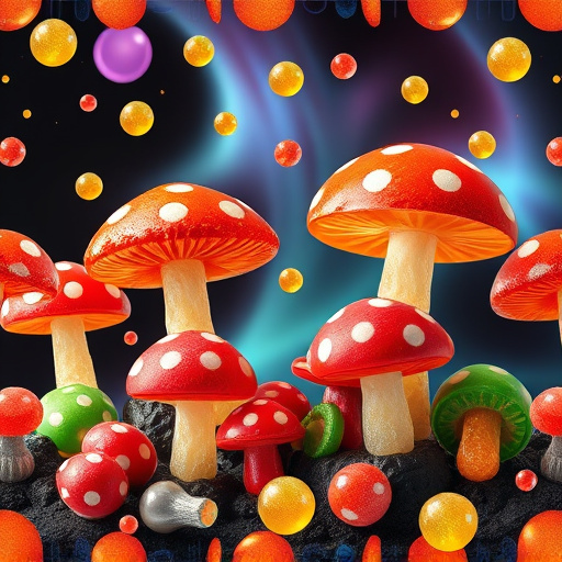 Artistic Magic Mushroom Gummies Patterns