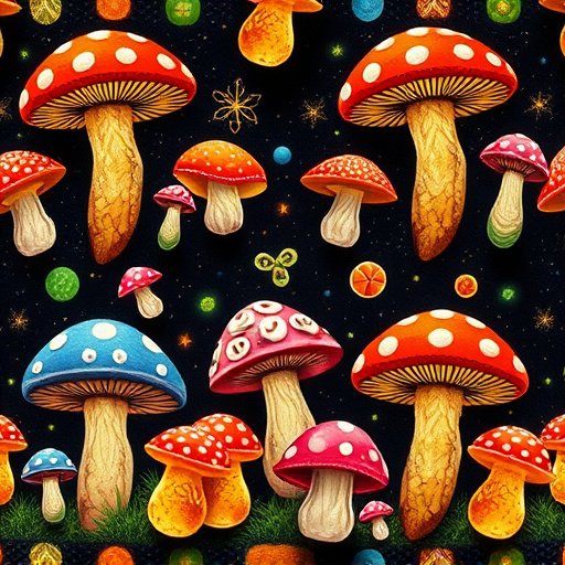 Artistic Magic Mushroom Gummies Patterns