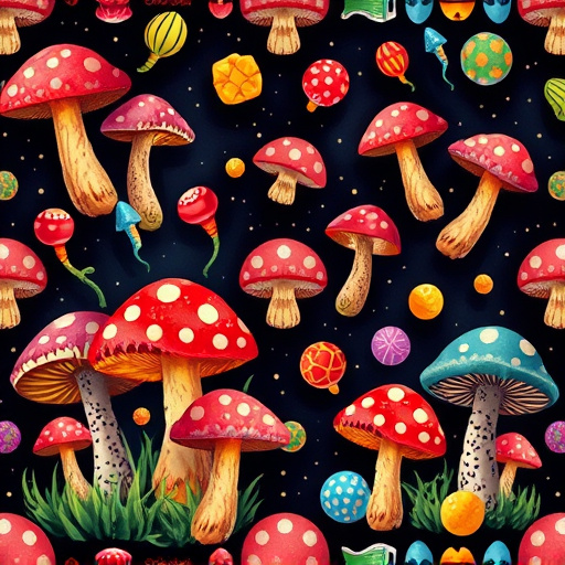 Artistic Magic Mushroom Gummies Patterns